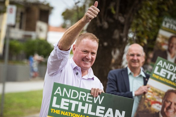 Nationals candidate Andrew Lethlean has been on the campaign trail in Bendigo East since April.