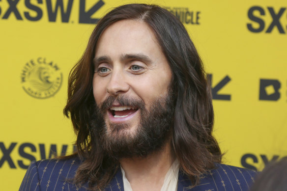 Jared Leto at the world premiere of WeCrashed at the South by Southwest Film Festival.