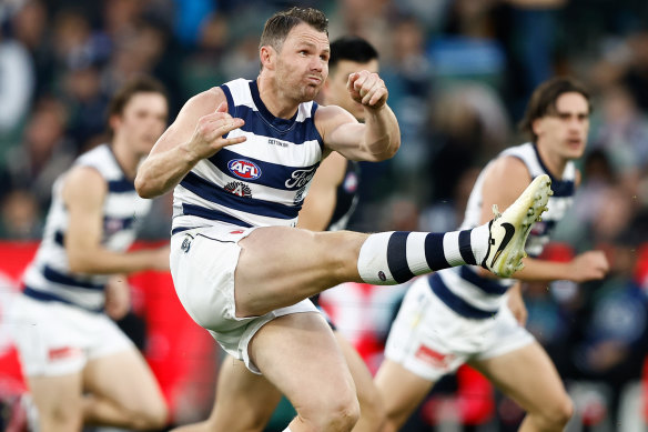 Patrick Dangerfield is out with a hamstring injury, the most common injury in footy.