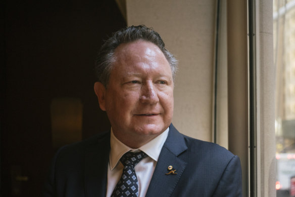 Andrew "Twiggy" Forrest sees potential for Australia to be a major clean energy supply to Asia.