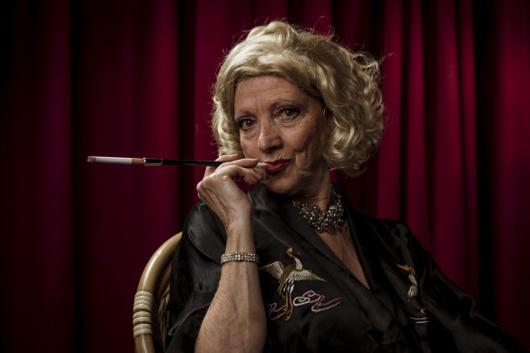 Uschi Felix plays Marlene Dietrich as she prepares for the last time to appear on stage.