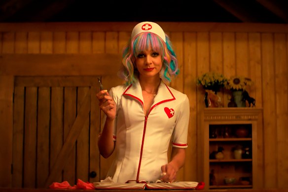 Carey Mulligan in <i>Promising Young Woman</i>, which interrogates the issue of consent being given or assumed when someone is intoxicated.