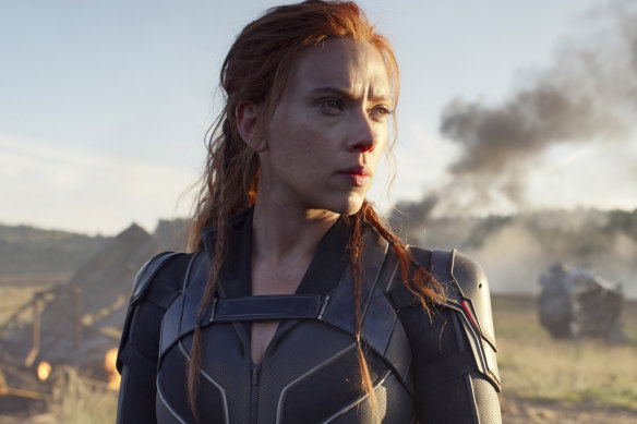 Scarlett Johansson in “Black Widow”