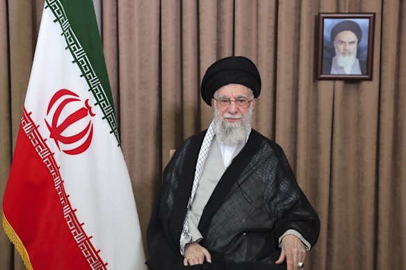  Supreme Leader Ayatollah Ali Khamenei in a televised speech, after Israel attacked Iran.