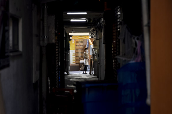 Tsukiji Outer Market in Tokyo on Friday. 