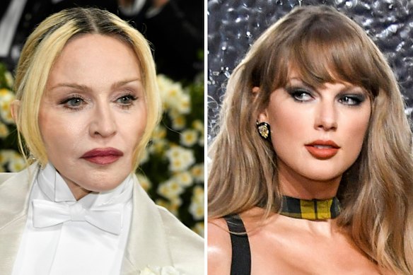 Madonna received 13 nominations, while Taylor Swift has nine nods.