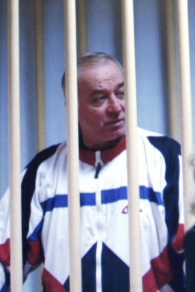 Sergei Skripal behind bars in 2006.