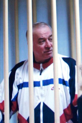 Sergei Skripal behind bars in 2006.