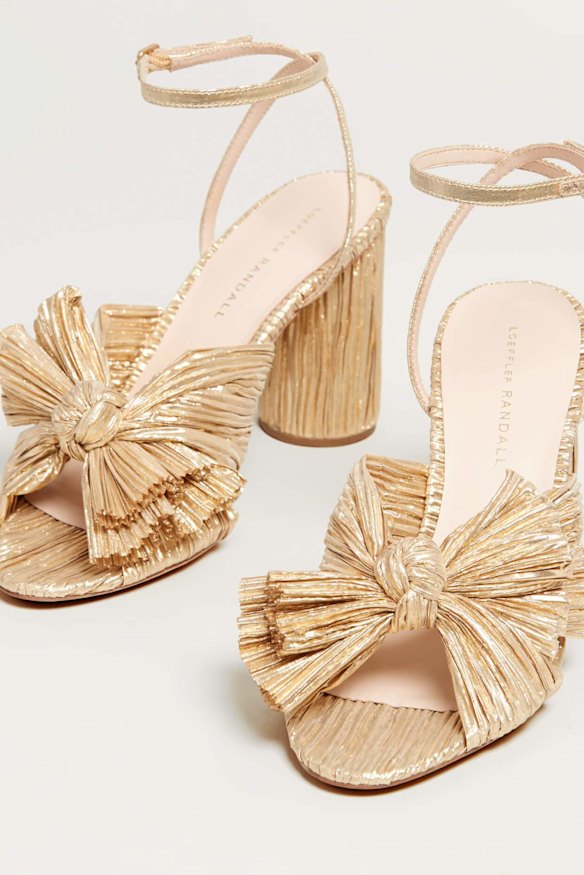 Loeffler Randall heels, the perfect complement to Charlotte’s favourite dress.