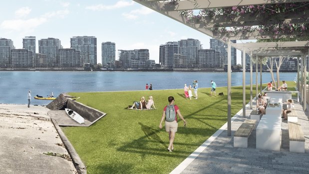 The existing boat ramp will be a feature of any Bulimba Barracks development.