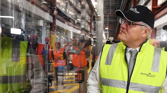 The Morrison government is under pressure to bring forward infrastructure spending to bolster the economy.