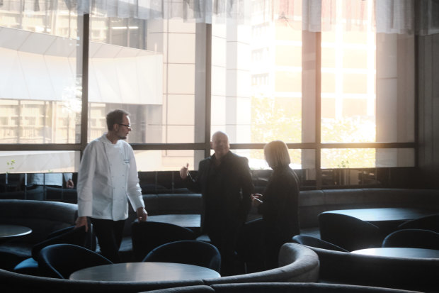 Benn, Lucas and Wild in Society. Lucas sees the venture as a chance to rev up “stuffy” fine dining – a term he hates: “I’m a restaurateur who deals every day with the democracy of dining.”