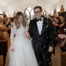 ‘Mr and Mrs Sharaz’: Brittany Higgins weds David Sharaz on the Gold Coast