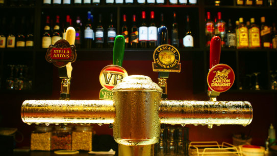 Australians pay high prices for beer due to high brewing margins and tax.