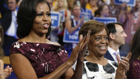 Michelle Obama and Marian Robinson.