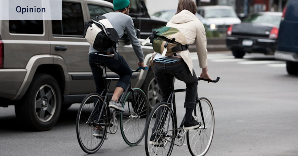 Use your head, cyclists – before it hits the pavement