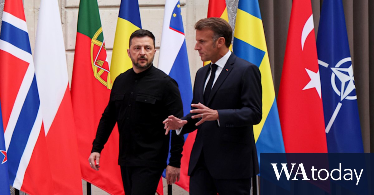 Leaders pledge troops to safeguard Ukraine – but Australia yet to declare