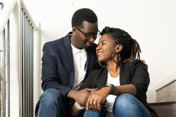 High school sweethearts Noel Yandamutso Zihabamwe and Delphine Uwamwezi Yandamutso.