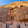 EGMY0X The treasury is also called Al Khazna, it is the most magnificant and famous facade in Petra Jordan *** FEE APPLIES *** sataug28cover unesco world heritage site / sites ; text byÃÂ Michael Turtle ; extract from "Great World Wonders" from Hardie Grant ; *** SINGLE PRINT AND ONLINE USE *** credit: Alamy