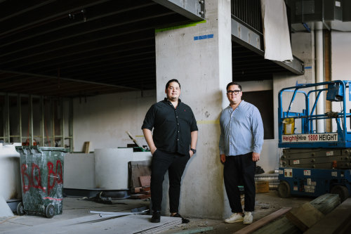 Jordan and Cameron Votan inside the forthcoming Petite.