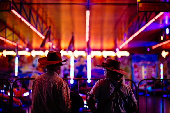 Dodgem cars are among the rides that run until gates close at 8pm.
