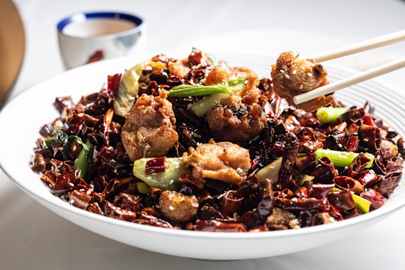 Ge-le-shan chicken.