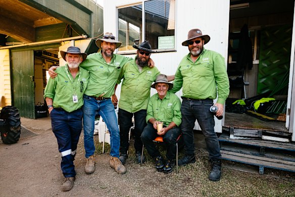 Ross, Kian, Wayneo, Kevin and Russe are among those hard at work behind the scenes.