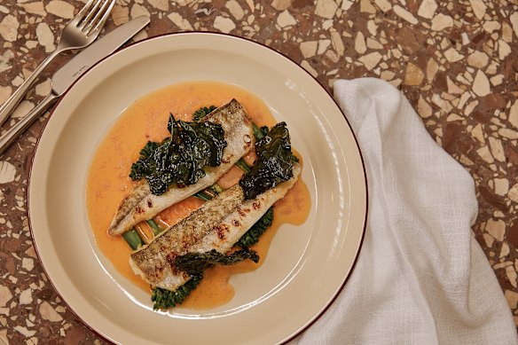 Flathead with Gascony butter at Messmates.