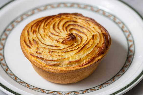 Lentil and eggplant shepherd’s pie.