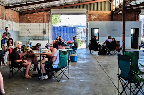 BYO chairs: Inside the famed WA barbecue hotspot.