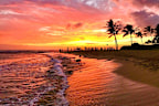 This image is for use with this specific article only**Poipu Beach, Kauai, Hawaii: According to Stephen Leatherman, who is also known as 'Dr. Beach,' and a coastal scientist at Florida International University in Miami, Poipu Beach is a crescent-shaped beach located on the sunny, dry side of the island of Kauai, and is the best beach in the US for 2026.