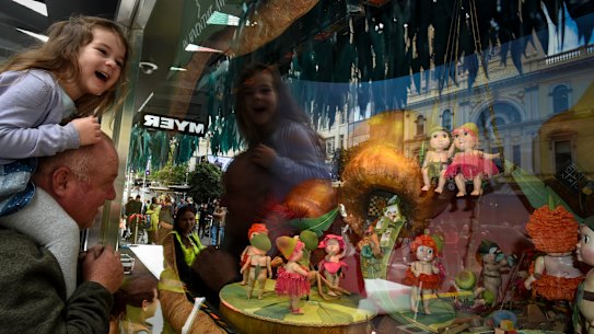 The Christmas windows in 2019. 