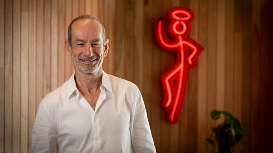 A man on a mission: St Kilda president Andrew Bassat is doing all he can to turn the Saints into an AFL power.