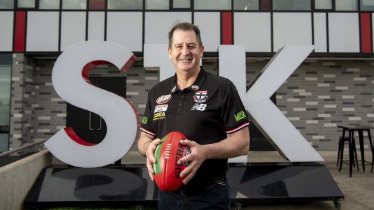 Back on deck: Ross Lyon has returned to St Kilda as coach for a second stint.
