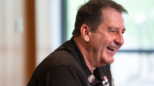Happy days: Lyon said he was put through a “solid” process before taking on the top job.