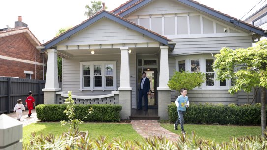 House prices have fallen in several inner suburbs.