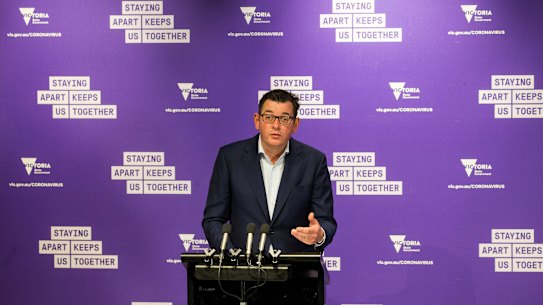 Premier Daniel Andrews has given in to political pressure over Victoria's exit roadmap.