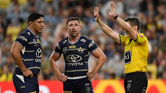 There has been a huge increase in the number of sin bins in the opening four rounds.