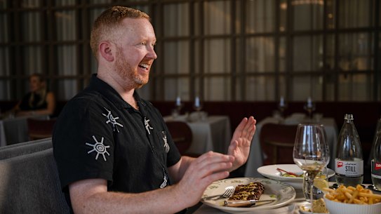 Luke McGregor at Lucia restaurant, South Melbourne