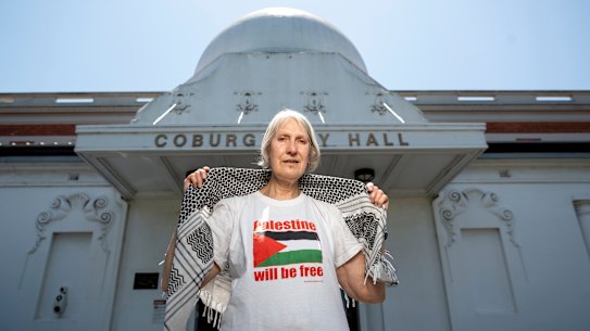 Merri-bek councillor Sue Bolton at Coburg Town Hall.