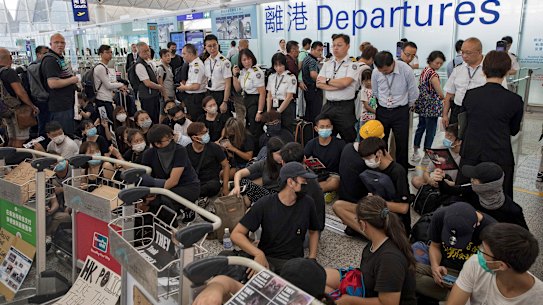 Hong Kong airport has been hit with a second day of cancellations.