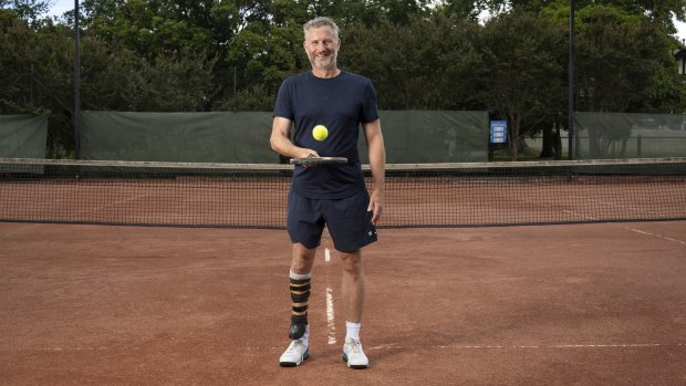 ‘No one’s the freak’: How Adam Hills fell in love with para-standing tennis