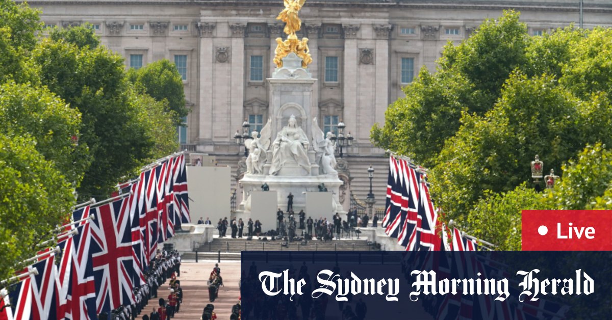 Australia news LIVE: Queen Elizabeth II’s coffin taken from Buckingham Palace to Westminster; $60b wiped off ASX200 as US inflation bites – Sydney Morning Herald