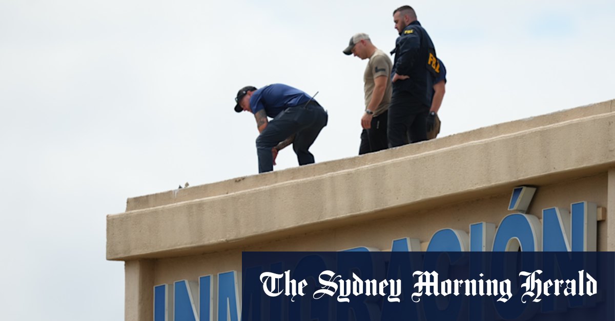 Gunman wrote ‘ANTI-ICE’ on bullet in deadly attack on US immigration office