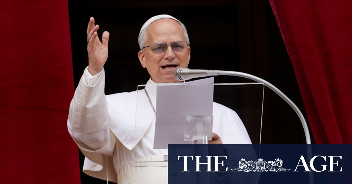 ‘I carry in my heart the suffering’: New pope’s plea for peace before 100 ...