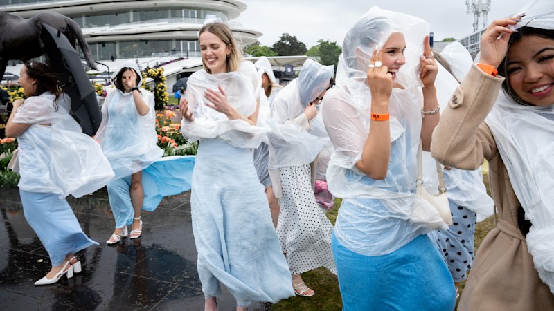 All the colour – and the rain – from Champions Day