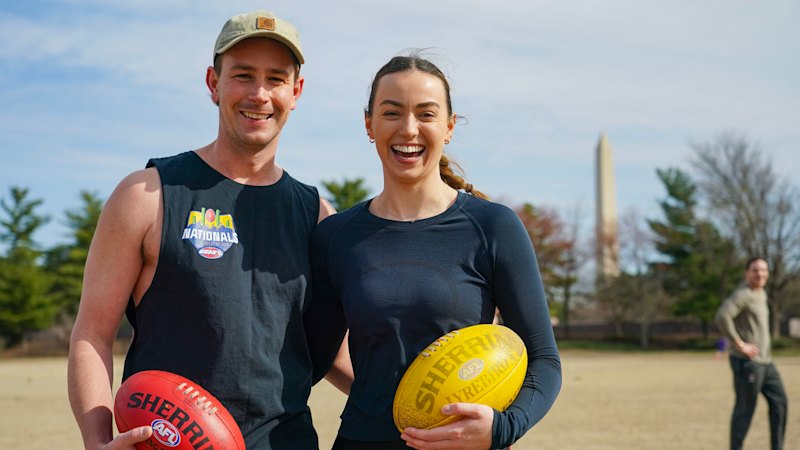 Pass the Sherrin – it’s footy season, and not just in Australia
