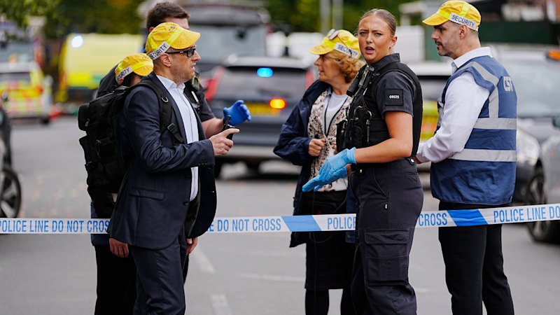 Multiple people stabbed at synagogue in Manchester, suspect shot by police