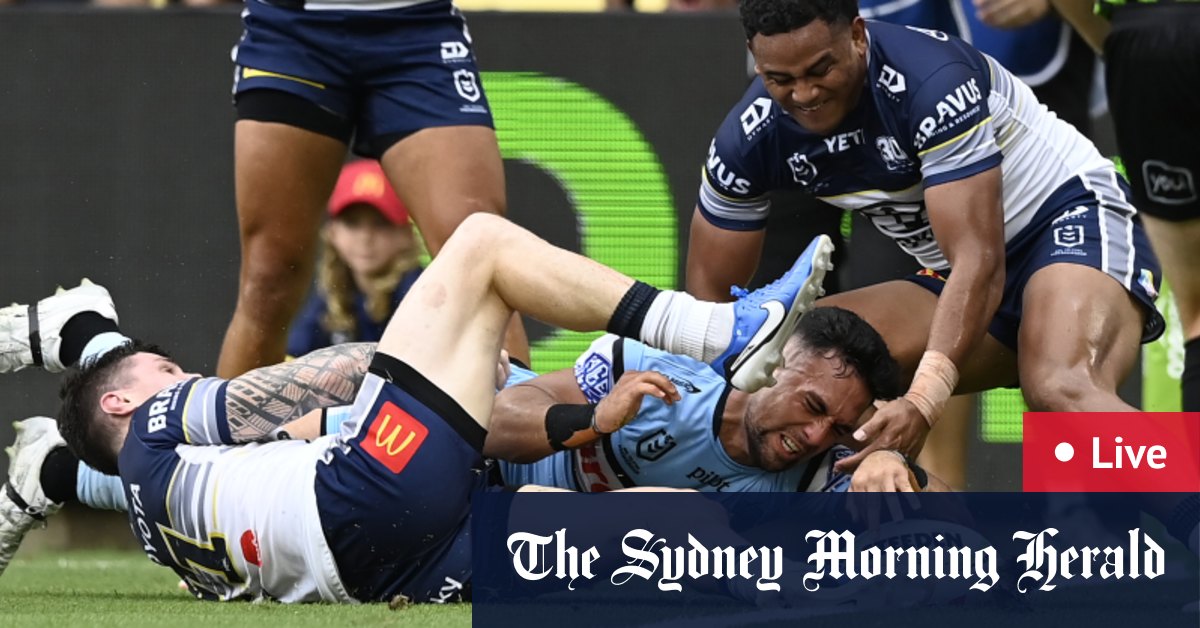 NRL 2025 LIVE Dragons v Rabbitohs, Cowboys v Sharks, scores, results, how to watch