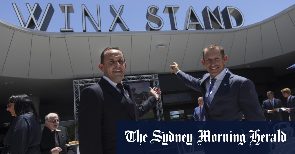 ‘Crowning glory’: Winx Stand unveiled at Randwick, open for business on Villiers Day